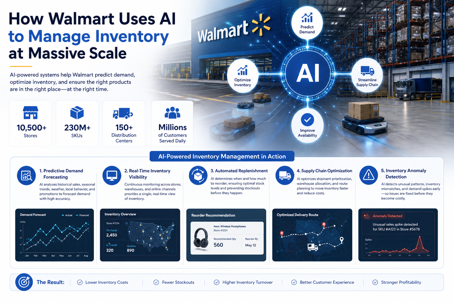 How Walmart Uses AI to Reduce Inventory Costs