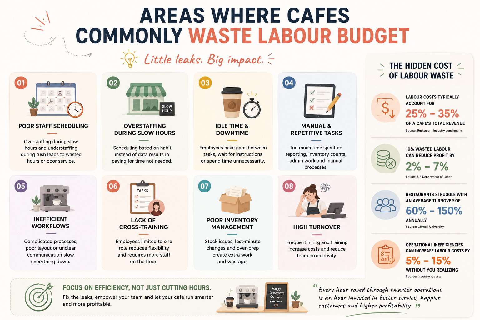 How Aximise Helps Cafes Improve Operational Efficiency?